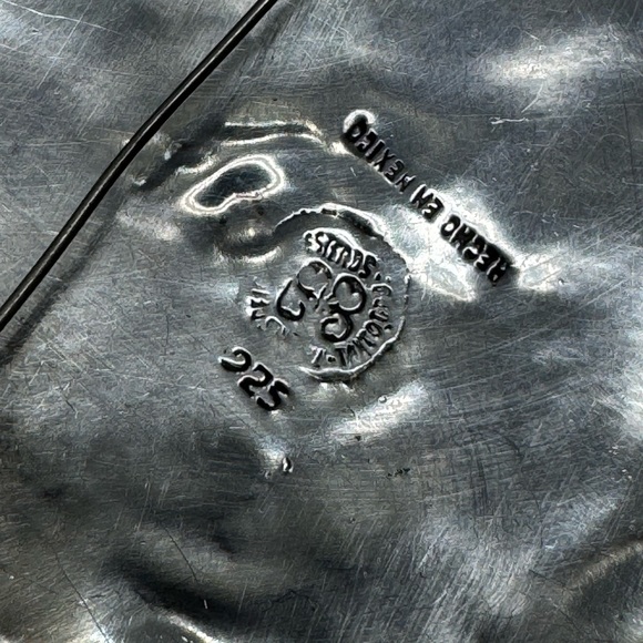 Vintage Taxco Mexico Silver Aztec Mayan Calendar Brooch Pendant - Picture 6 of 8